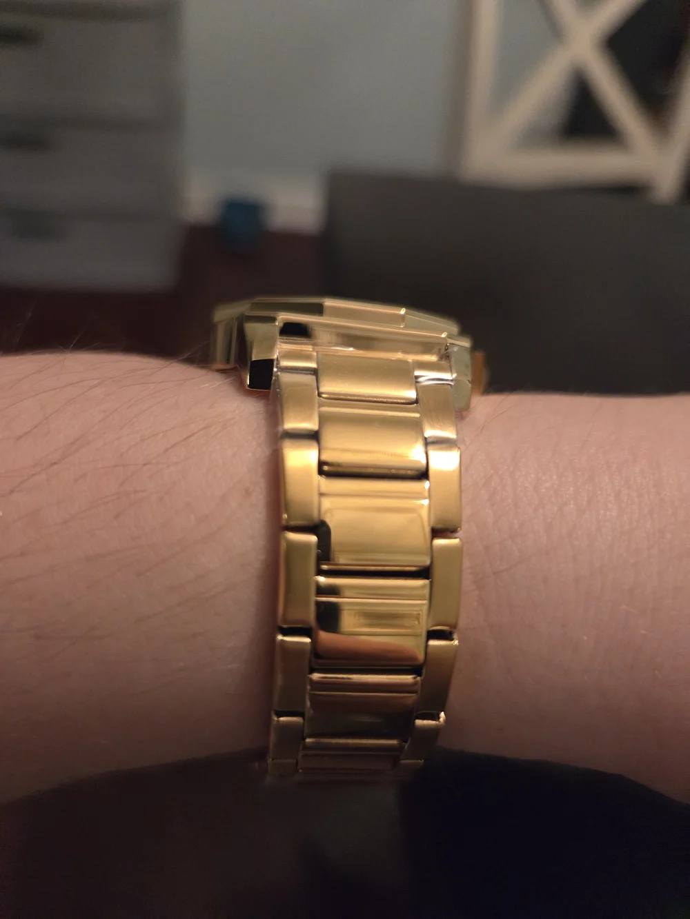 Invicta Womens Gold Tone Watch With Crystals